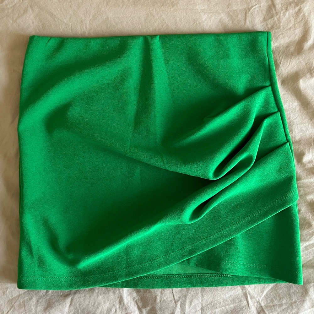 Zara Green Mini Skirt